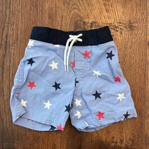 Janie & Jack Baby Boys Star Swim Trunks